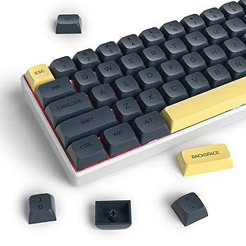 Amazon.com: Guffercty kred Black XDA Profile PBT Keycaps