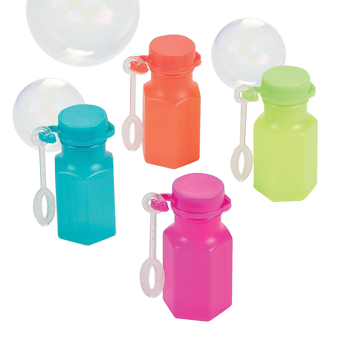 Spring Brights Bubble Bottles - Toys - 48 Pieces