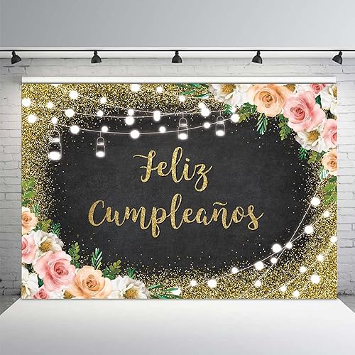 MEHOFOND Feliz CumpleañOs Telón de fondo de fiesta mexicana feliz cumpleaños Cinco De Mayo Taco Fondo de fotografía para niñas y mujeres, fiesta de