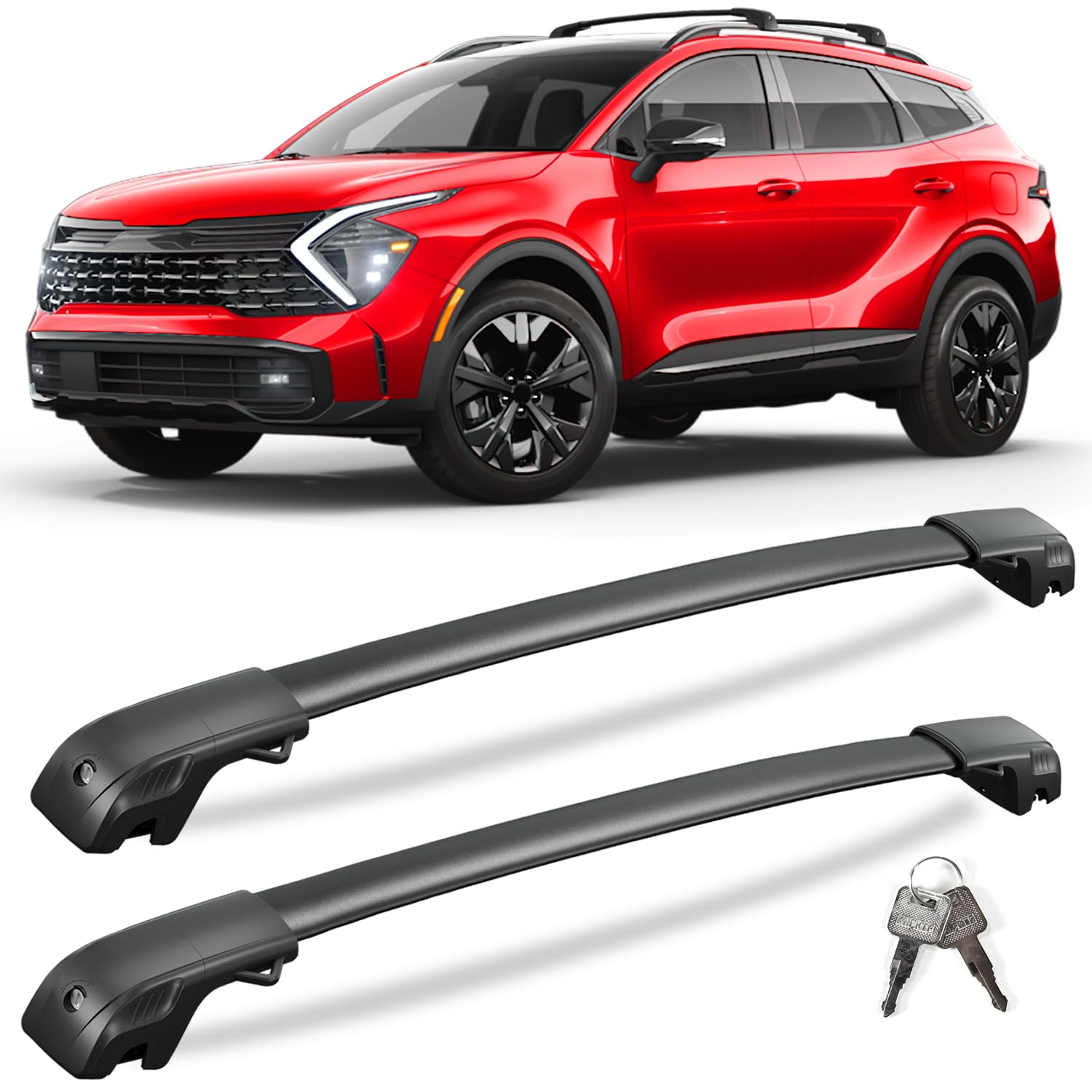 KINGGERI 300lbs Roof Rack Cross Bars for 2023-2026 Kia Sportage