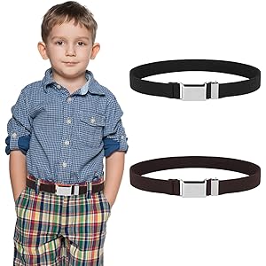 3 Cinture Elastiche Per Bambini - Regolabili, Per Pantaloni E Jeans, Età 3-13 Anni - Foto 12