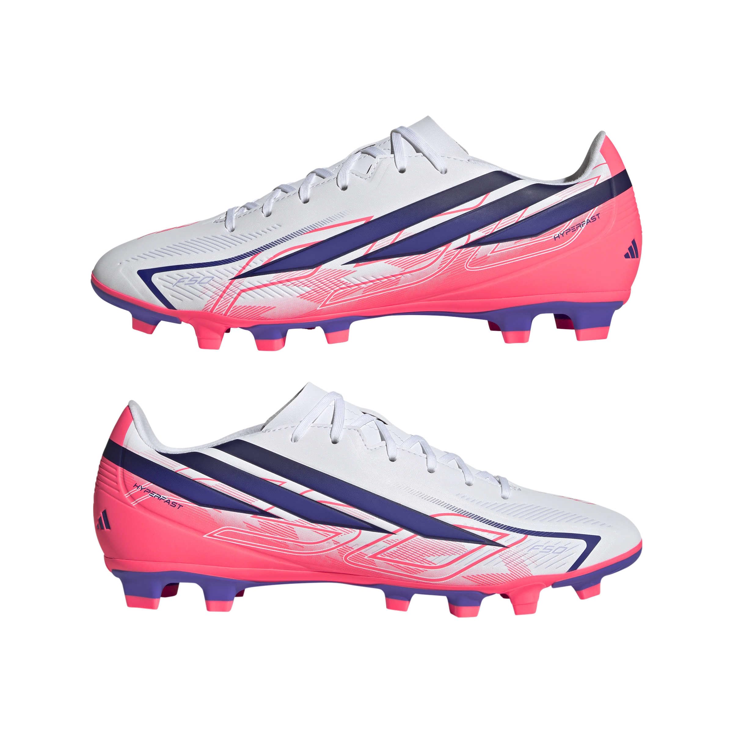 adidas Unisex F50 Hyperfast Club Fußballschuh, Feste Böden/gemischte Böden