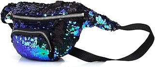 Women Waist Pouch Women Fashionable Sequins Fashionable Mermaid Waist Bag Single Shoulder Bag