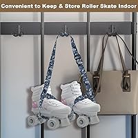 Vista 5 de Cosmos Correa ajustable para patinaje de patinaje, correa de portador de botas de esquí, correa de hombro para patines de hielo