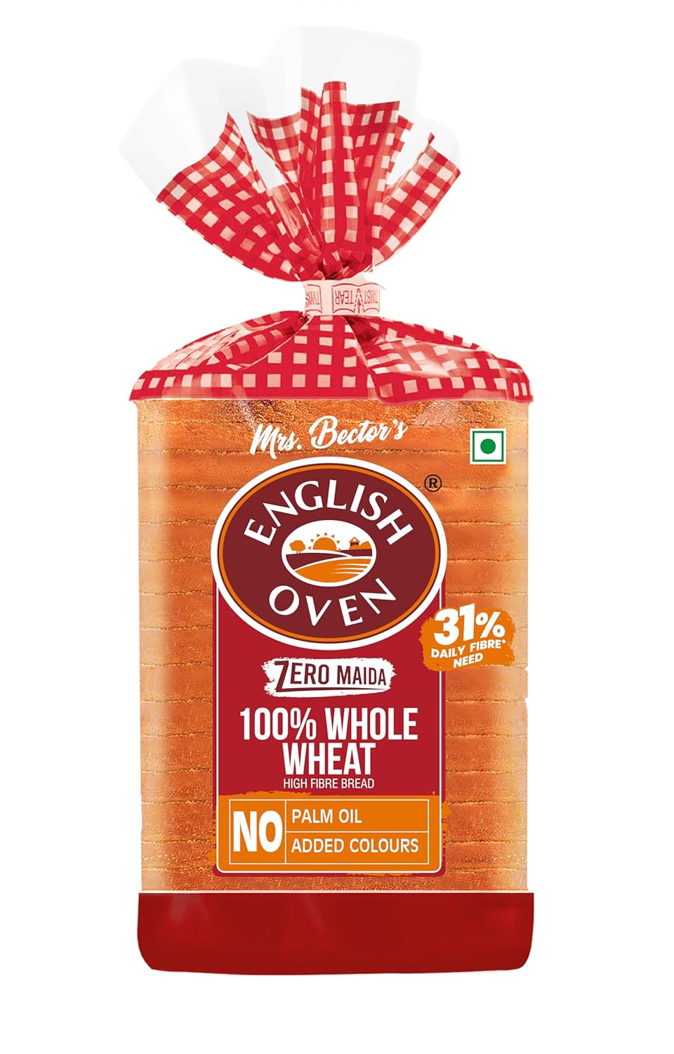 English Oven Zero Maida Whole Wheat Bread, 400 g English Oven Zero Maida Whole Wheat Bread, 400 g