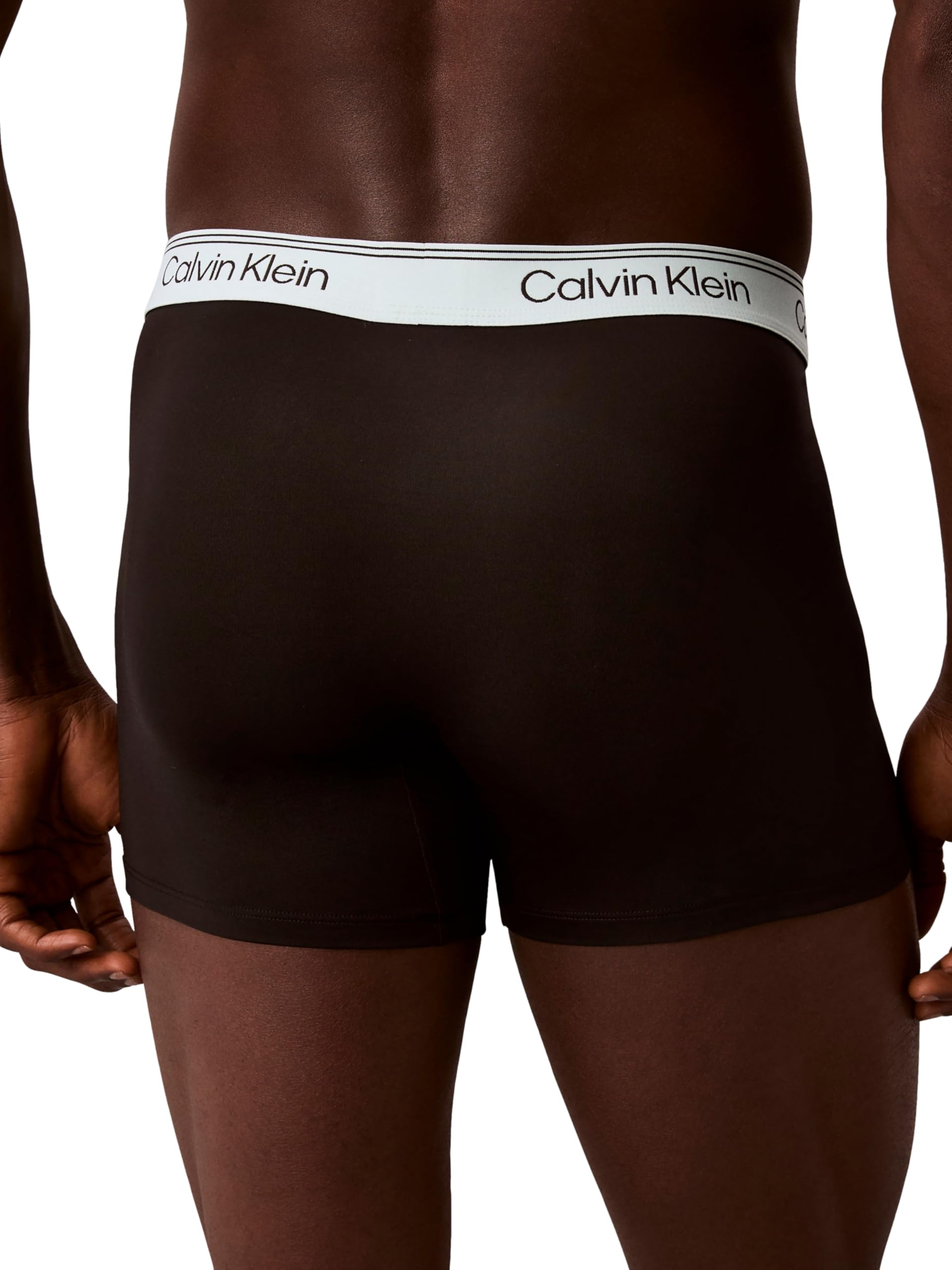 Calvin Klein Herren-Boxershorts, 3er-Pack, Stretch-Baumwolle, sichtbarer Gummizug, Logo, Artikelnummer U2662G