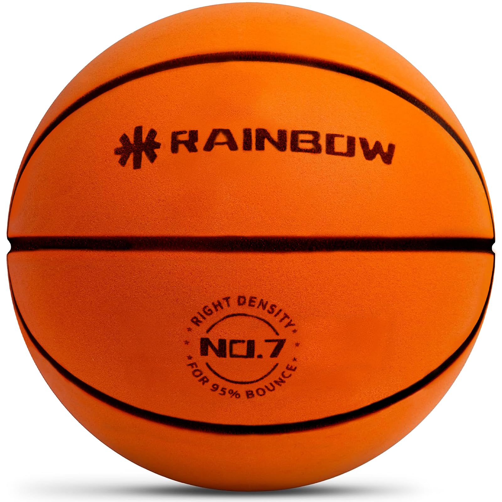 RAINBOWBEAR Silent Dribble Basketball for Indoor Training, Size 7 (29.5"), Quiet Dribbling 