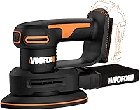 WORX WX822L 20V Cordless Detail Sander with Finger Attachment - Lightweight, 13K OPM, Dust Collection (Tool Only)