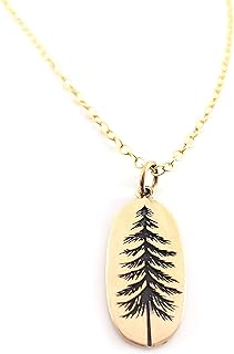 Amazon Com Pine Tree Necklace