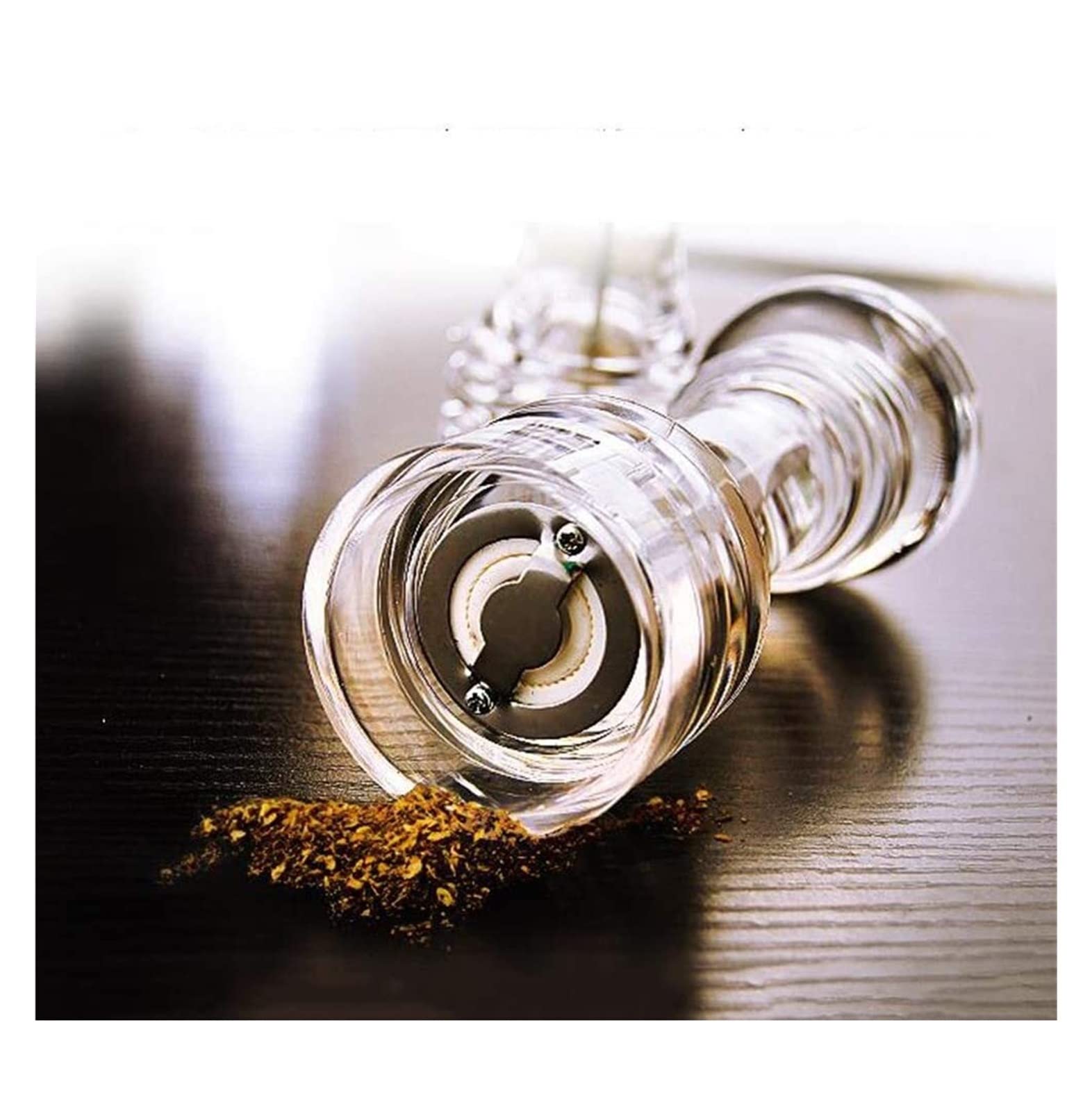 Pfeffermühle Salzmühle Gewürzmühle Keramikmühlen-Utensilien, Perfekt Für Himalaya-Salz Und Pfeffer, Verstellbare Mühlen Fein Salz und Pfeffermühle