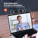 4K Webcam, DEPSTECH DW49 HD 8MP Sony Sensor Autofocus Webcam with Microphone, Privacy Cover and Tripod, Plug and Play USB Computer Web Camera for Pro Streaming/Online Teaching/Video Calling/Zoom/Skype