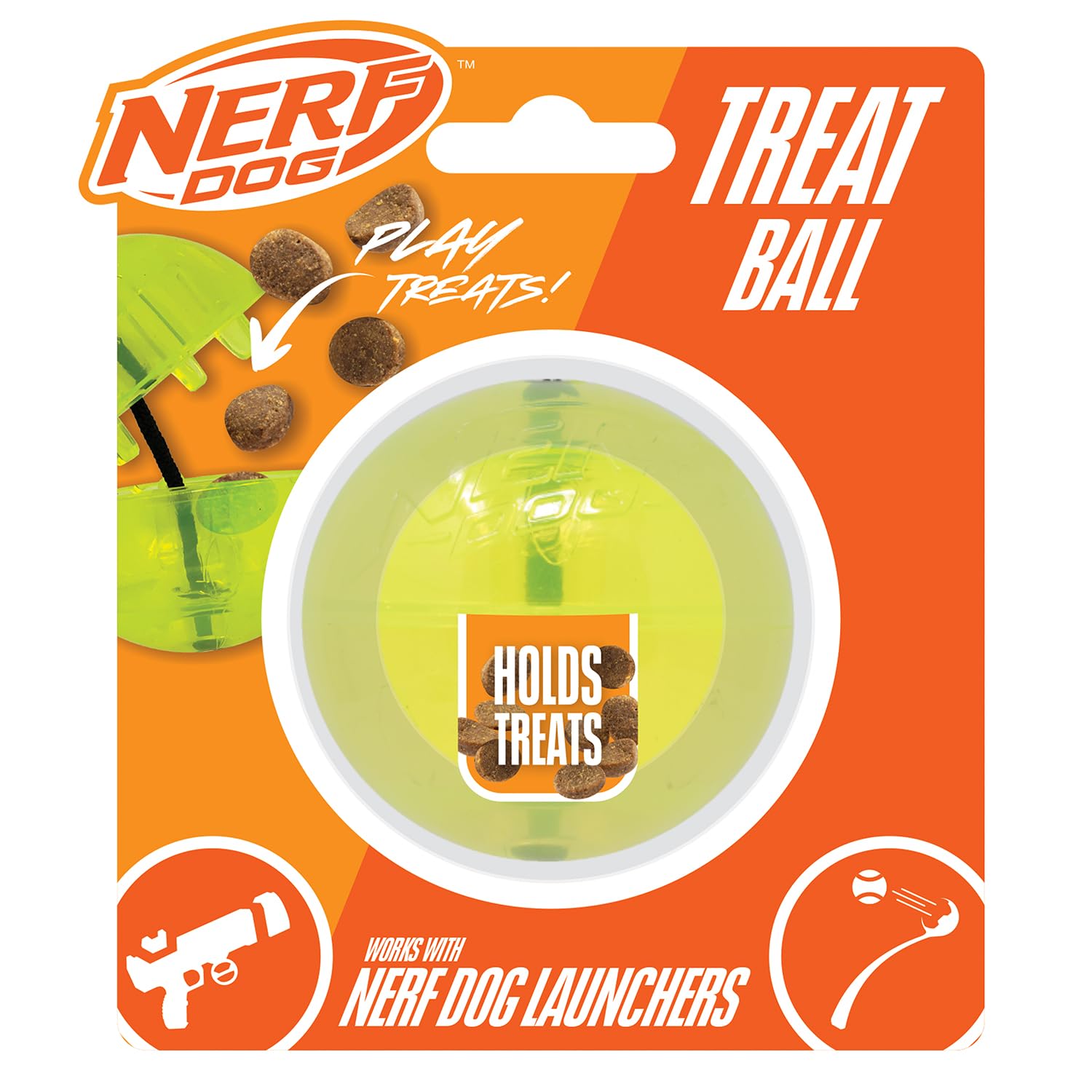 Nerf Dog Bungee Treat Ball 2.5In
