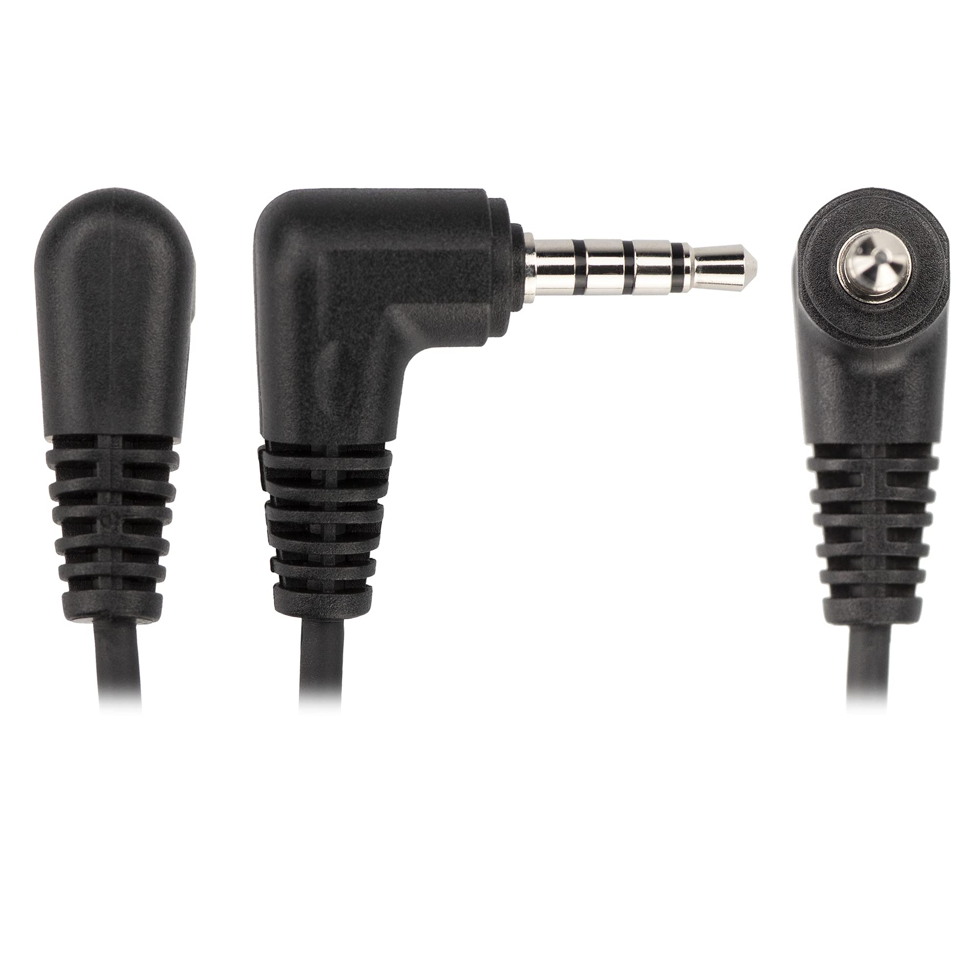 BSE15-Y1 słuchawki w kształcie litery G kompatybilne z Yaesu FT-60R FT-70DR FT-3DR VX-6R VX-3R FTA-250L FTA-550L FTA-750L pasują do gniazda 3,5 mm 1-pinowego (4-biegunowego)