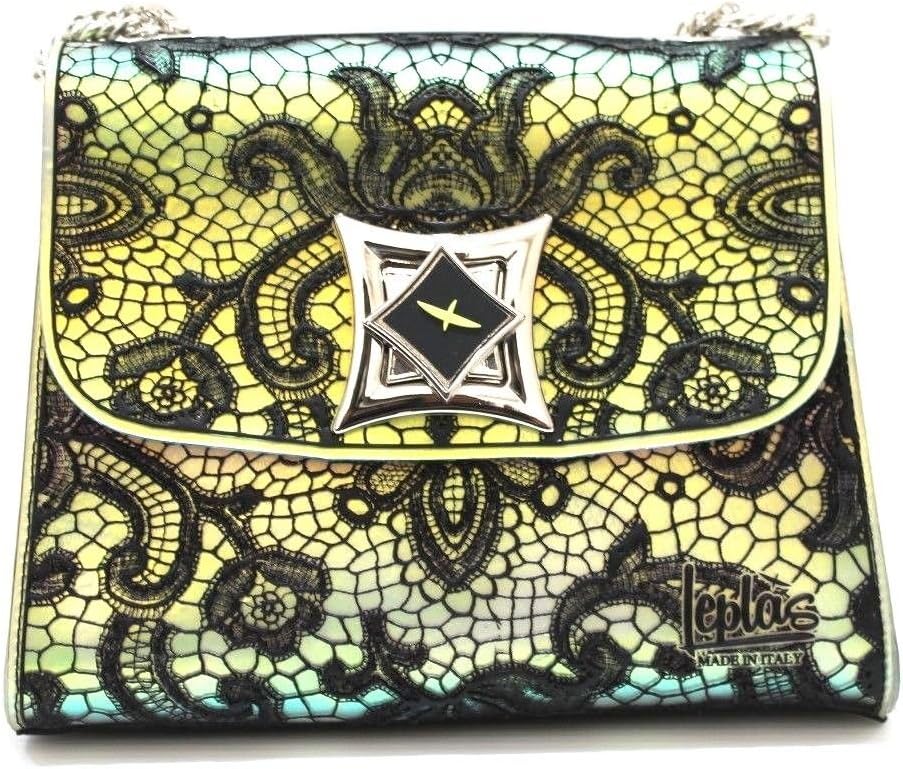 leplas Women's Cross-Body Bag verde e nero