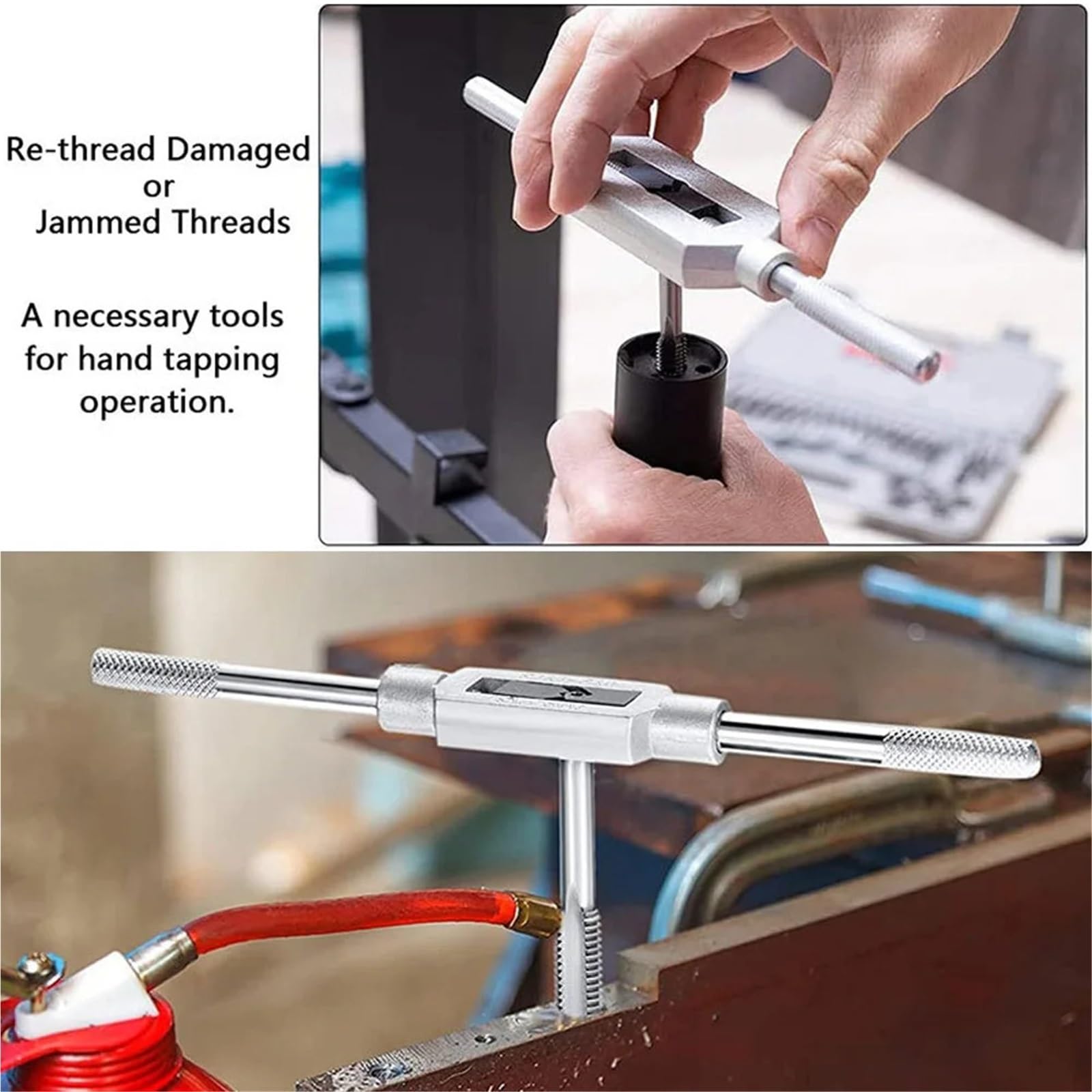 Juego de 11 machos de roscar métricos de Acero de Alta Velocidad, Rosca Manual, Llave de Macho Ajustable, M1-M3.5, Herramienta de reparación para carpintería