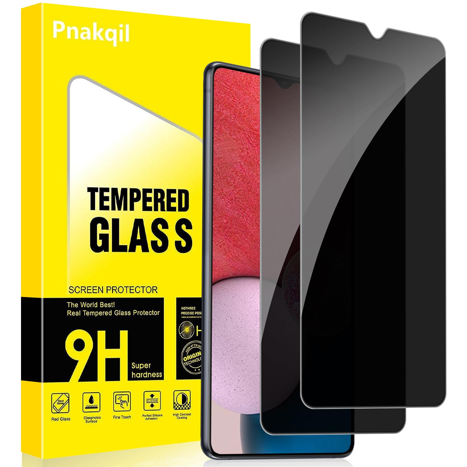Protecteur Écran Huawei P30 Anti Espion - Verre Trempé 9H Confidentialité 2 Pièces