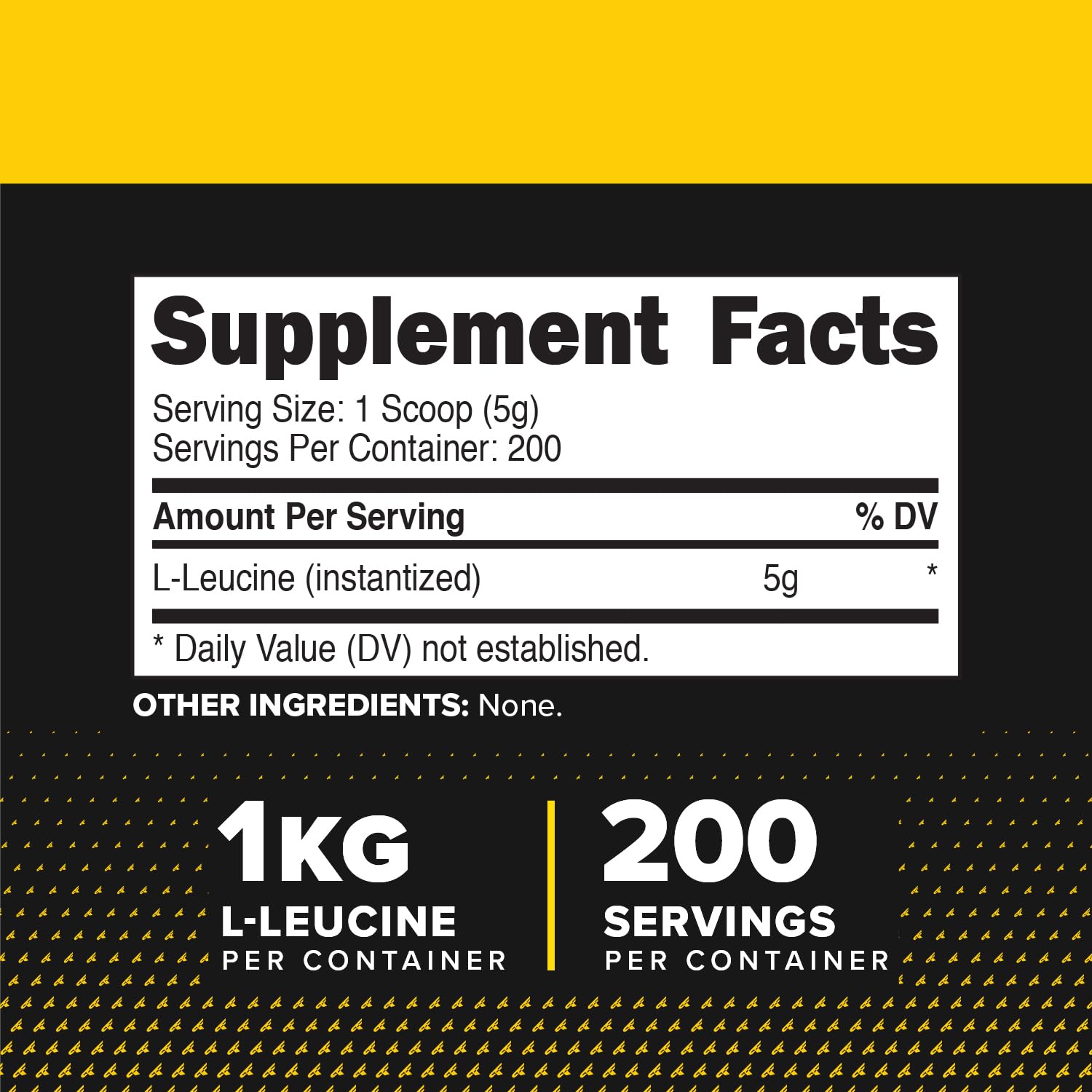 Primaforce L-Leucine Powder 1 KG (2.2lbs) Pure L-Leucine Powder — Amazon image 2