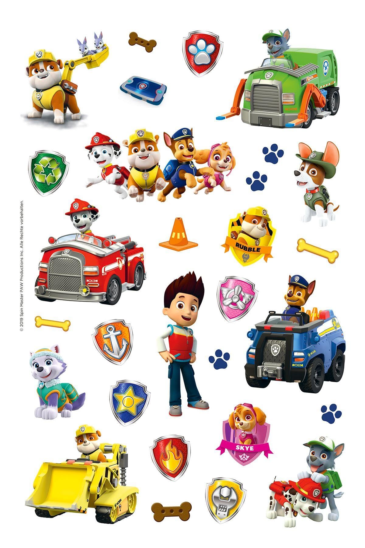 PAW Patrol: Mein kunterbunter Vorschulblock: mit über 50 Stickern!