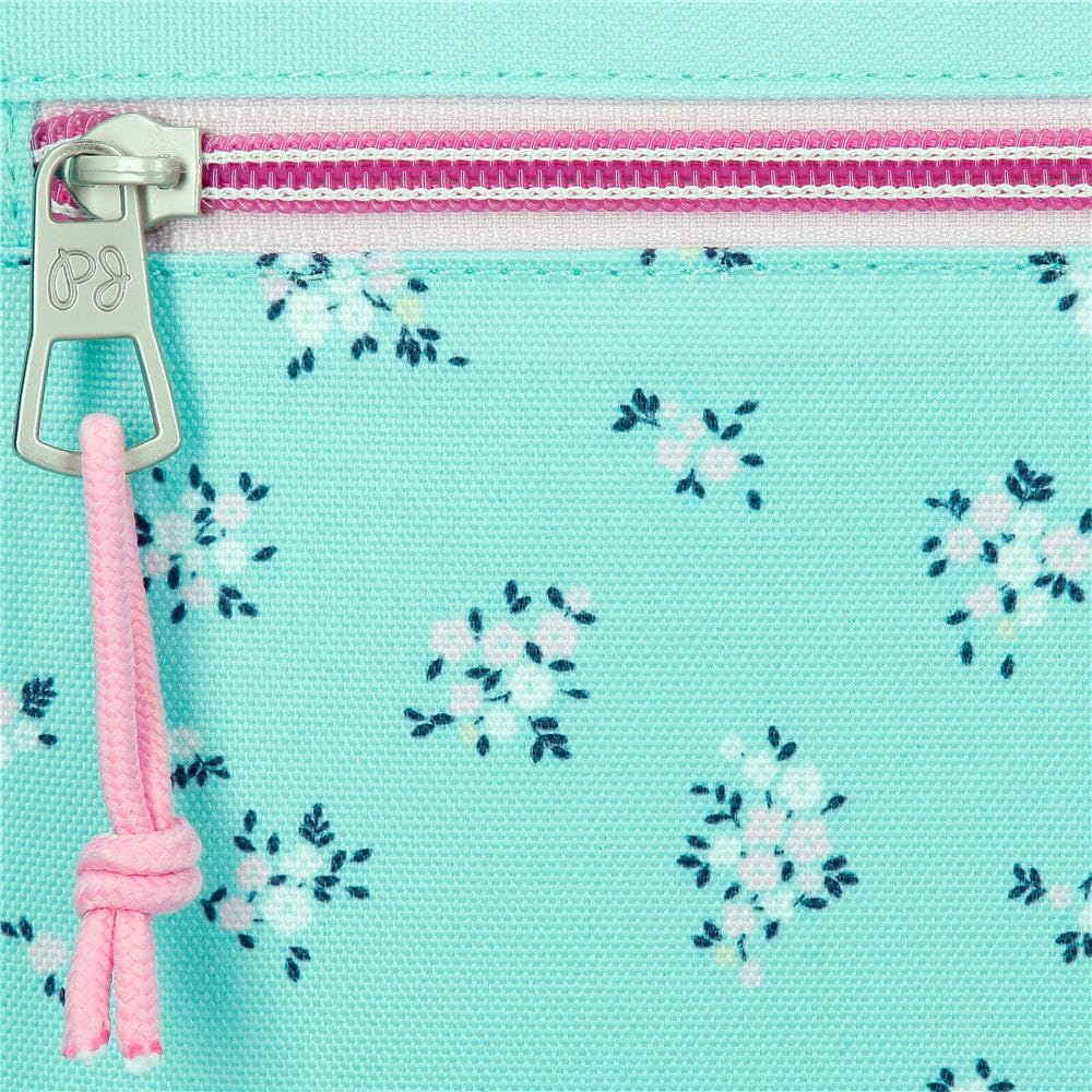 Pepe Jeans Nora Mochila Escolar, Azul, 30x39x12 cms | Poliéster