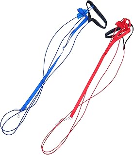 Mikikit 2pcs Parrot Flying Rope Leashes Parrot Bird Harness Adjustable Bird Leash Jockstrap Parrot Foot Leash Cockatiel Harness and Leash Parrot Ankle Leash Belts Conical Xuan Feng Nylon