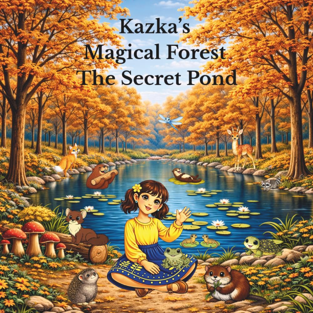 Kazka’s Magical Forest: The Secret Pond: A Coloring Adventure