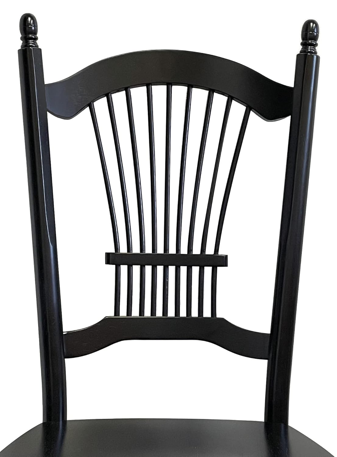 Sunset Trading 42" Allenridge Dining Chair | Antique Black | Set of 2