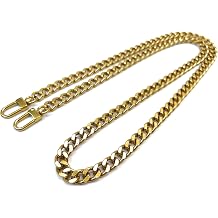 40 Inch Metal Antique Gold Purse Chain Purse Strap Handheld Underarm Link Chain Replacement for Clutch Wristlet Baguette Bag Handbag Tote Bag