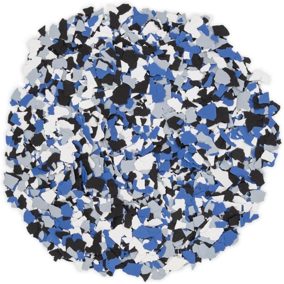 Flakes 1/4" (4 Pounds) - Epoxy Floor Flakes/Garage Floor Flakes for Decorative Floors and Crafts (310 Orbit)