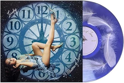 Laufey A Matter of Time Periwinkle Feather Filled Vinyl LP Bad World Exclusive por Laufey — capa do álbum