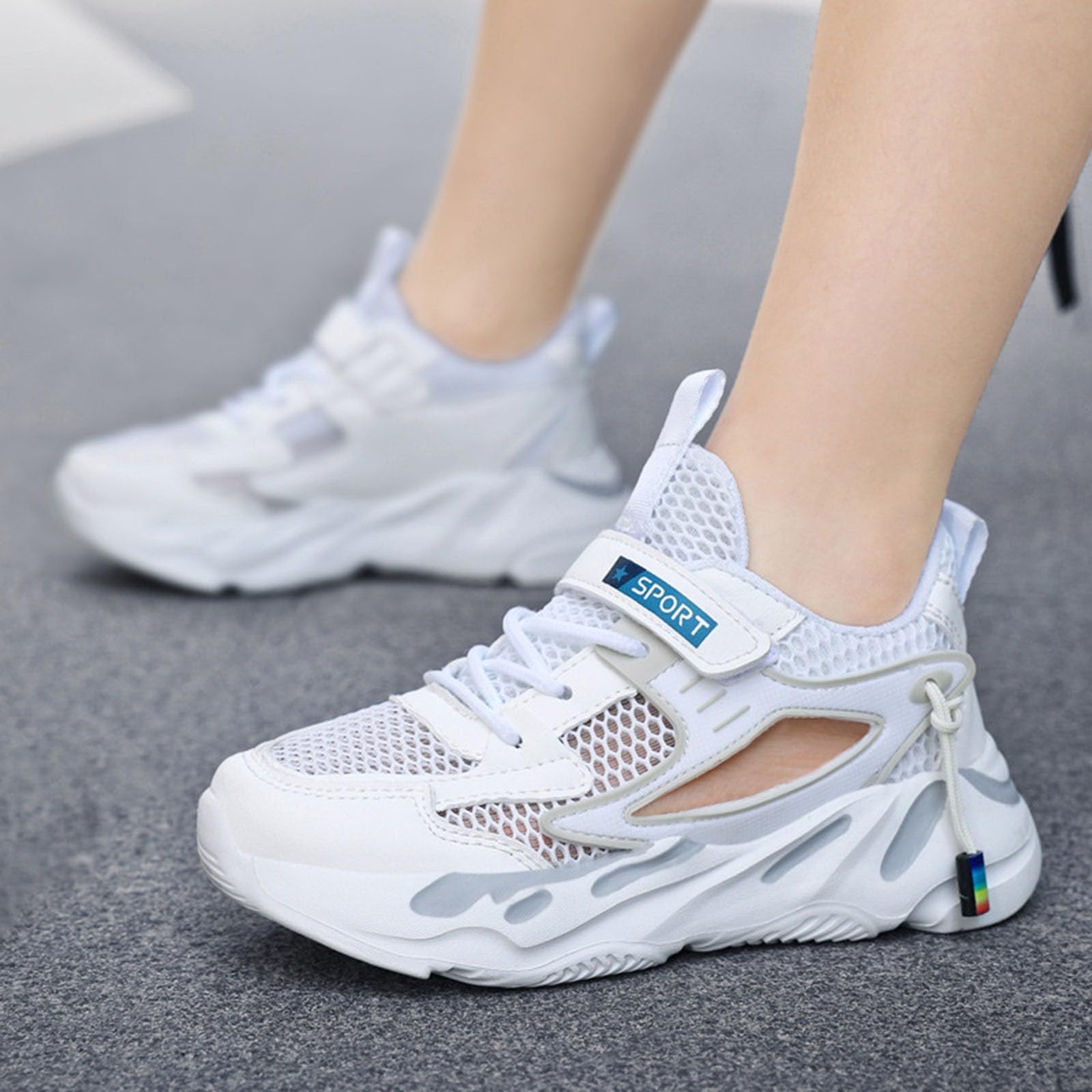 Zapatillas Deportivas Ligeras Transpirables para niños Diario Actividades Libre Senderismo Picnic Antideslizantes cómodas