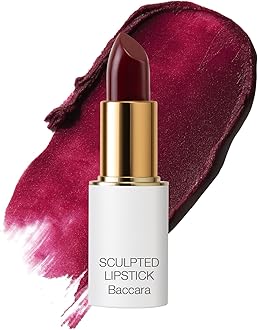 Ogee Full Bloom Sculpted Lipstick (Bacarra - Deep Wine) - Long Lasting Organic Lipstick with Jojoba Oil & Micro Hyaluronic Acid - 70% Organic Ingredients & Made in USA