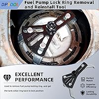 Vista 2 de Herramienta de extracción y reinstalación del anillo de bloqueo de la bomba de combustible, tapa de combustible ajustable, cubierta de tanque de 5.2