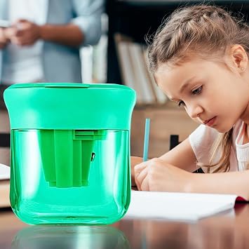 Pencil Sharpener for Student Dustproof Pencil Sharpener with Lid | Compact School Supplies - for Girls Boys Teens Women Men