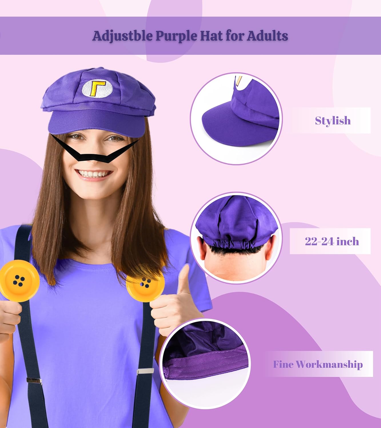 Halloween Costumes Accessories for Adults Women - Halloween Costume 2025 Cosplay Party Set for Teen Girls - Image 2