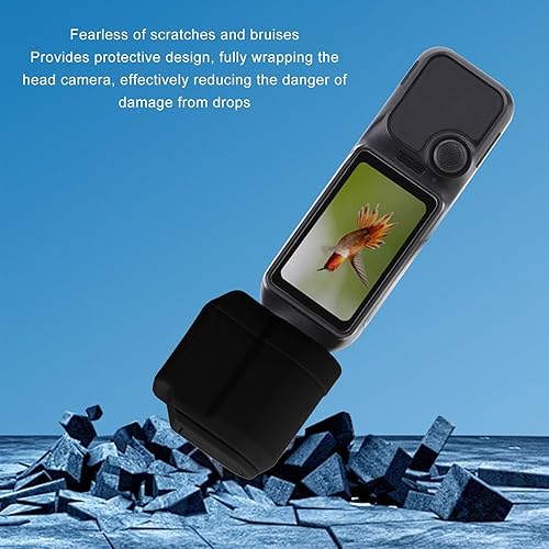 Miniatura 6 de GOWENIC Funda protectora de lente de bolsillo 3 compatible con accesorios de bolsillo 3, tapa protectora de lente de cámara, funda de silicona