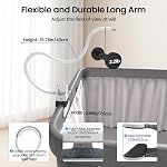 Moniteur de bébé flexible pour Hello Baby Camera Compatible avec Hello Bébé HB6550/HB65/HB6560/HB6340/HB6339/ Moniteur de 1/4 pouce pour bébé Clip Mount pour bébé partout