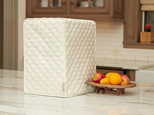 Miniatura 5 de Covermates Keepsakes - Funda para licuadora, protección contra el polvo, resistente a las manchas, lavable, funda para electrodomésticos, color crema