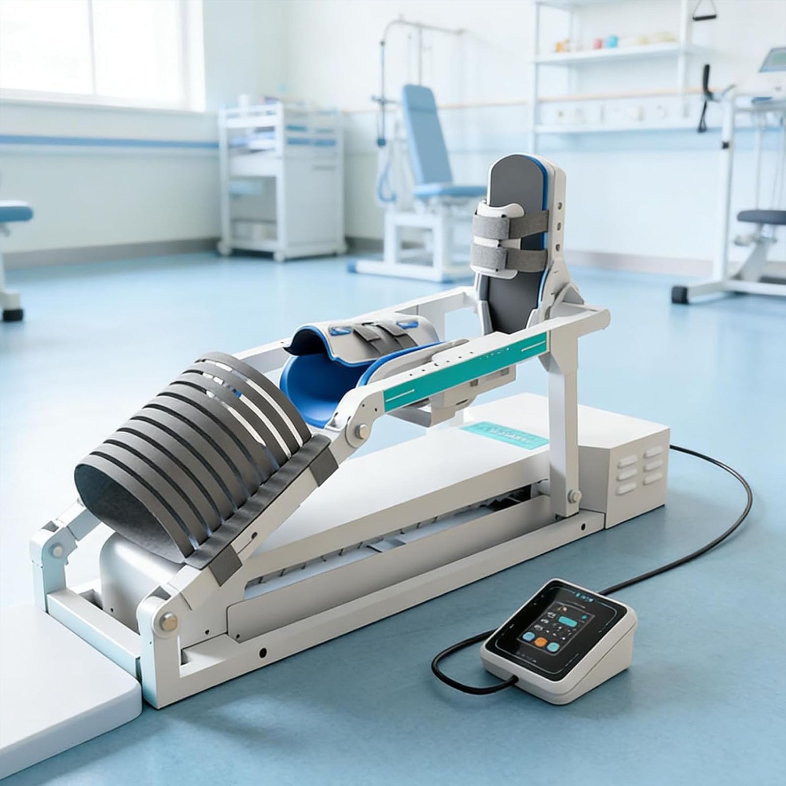 Trainer per La Riabilitazione del Ginocchio Macchina CPM per Riabilitazione del Ginocchio Regolabile 0-140° per Recupero Post-Operatorio Fisioterapia Fratture,68 * 20 * 40cm