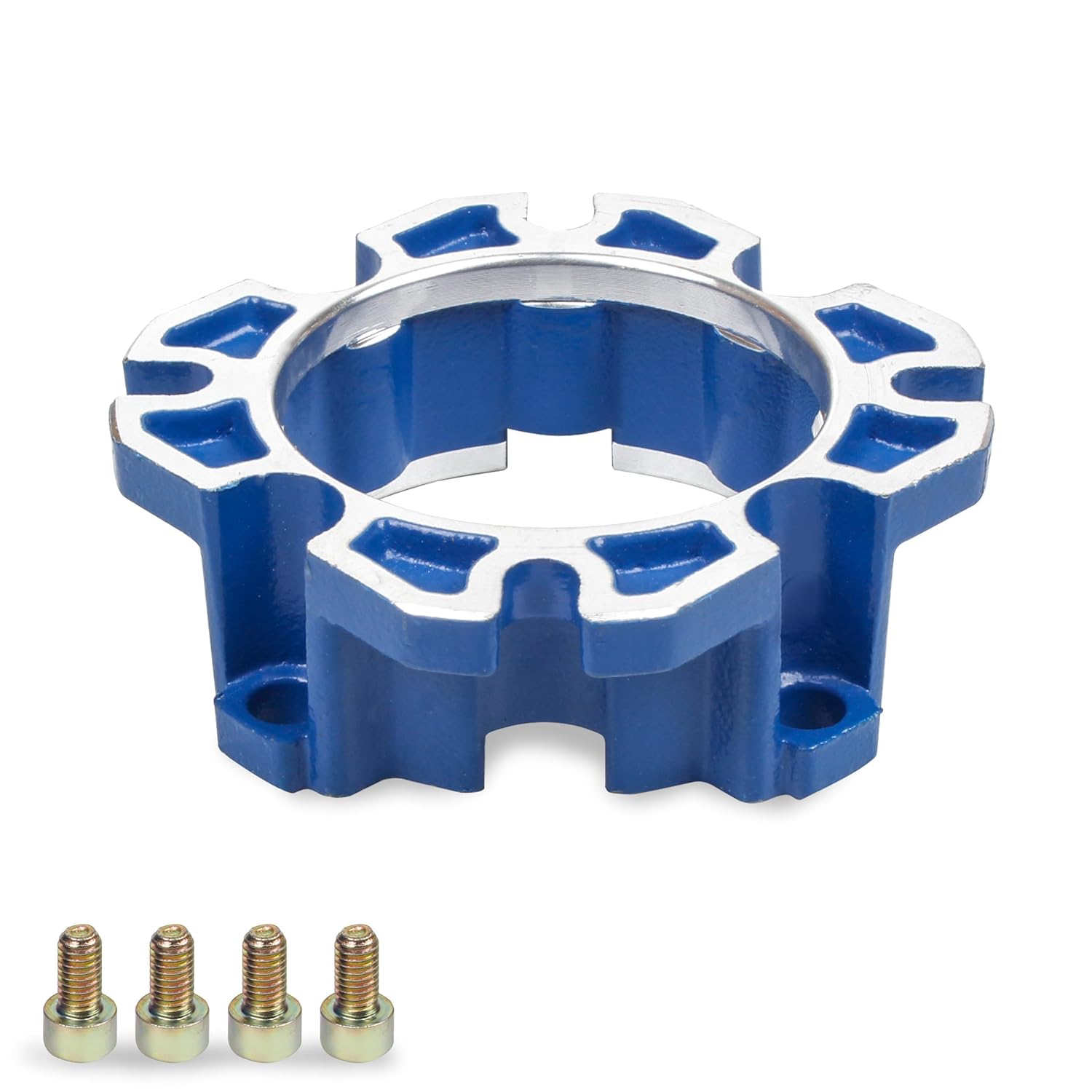 CNCTOPBAOS NMRV030 Worm Gearbox Reducer Output Flange Accessories, Aluminum Base Side Connection Plate, Installation Mounting Bracket for RV30 NMRV30 RV30FA Worm Gear Reducers