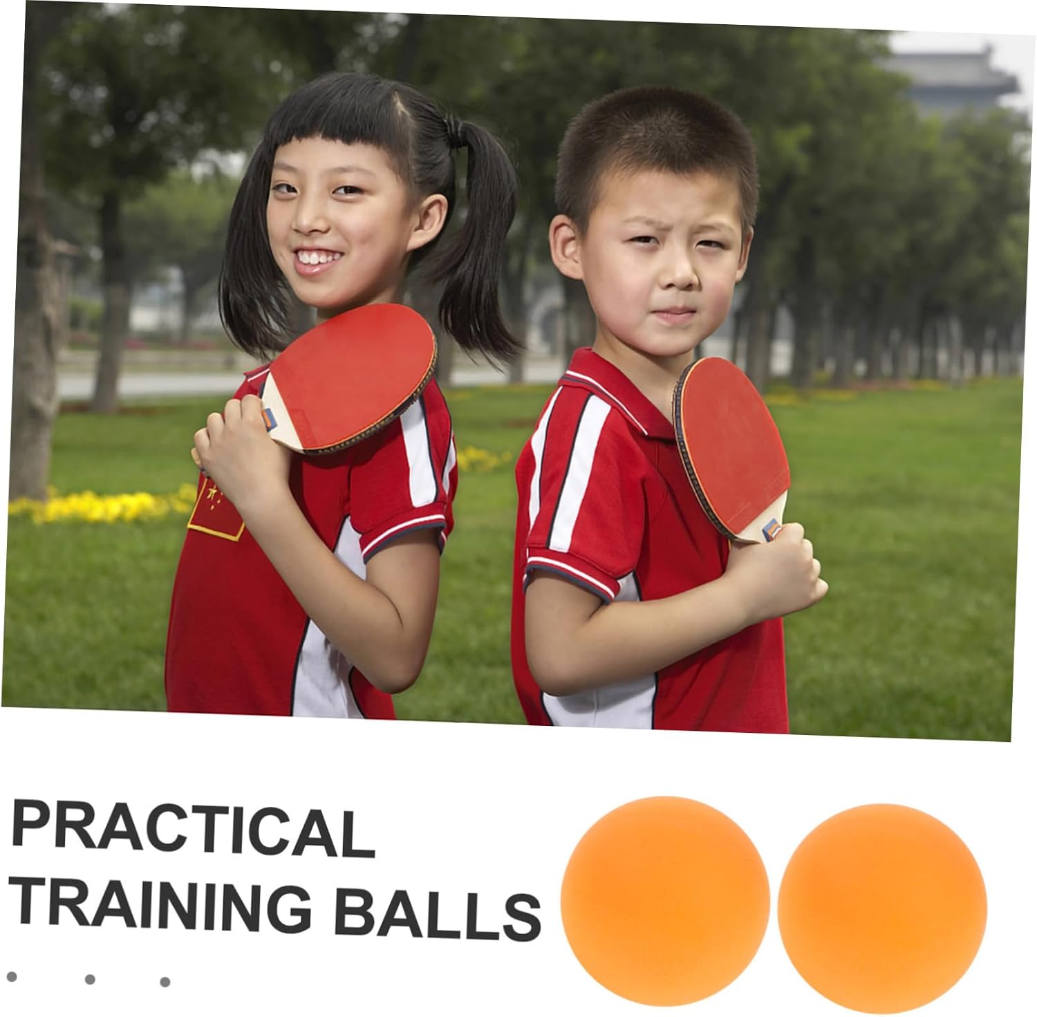 KICHOUSE 100Pcs Table Tennis Training Balls Professional Pingpong Balls for Game Competition and Skill Development Enhanced Control Stability for Students and Players