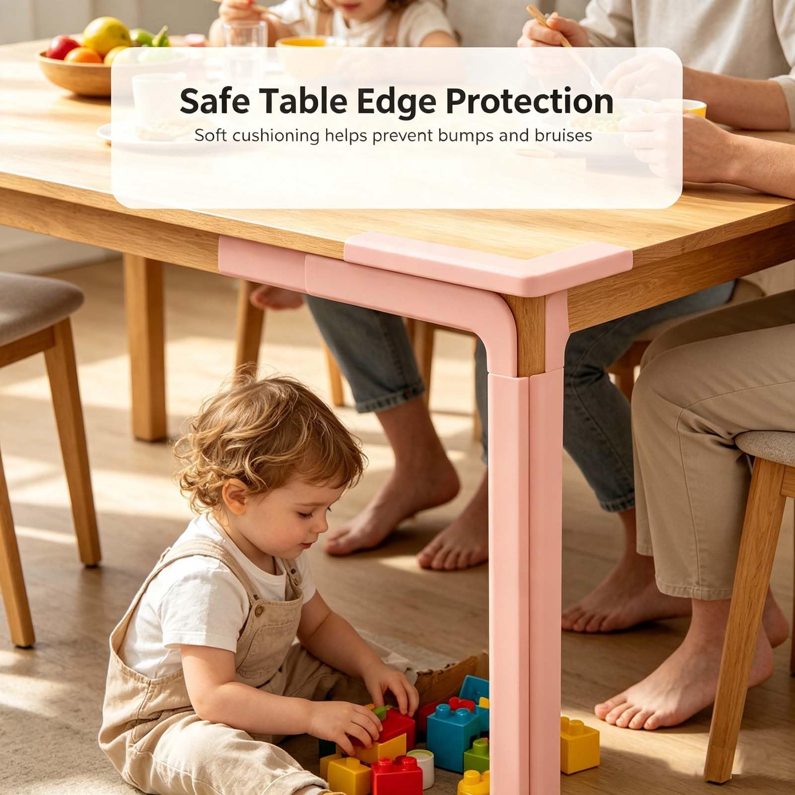 Protector De Esquinas Y Bordes, Banda De Espuma Antigolpes, Tira Parachoques para Muebles, Mesas Y Escritorios, Acolchado Amortiguador, Flexible Y Fácil De Instalar