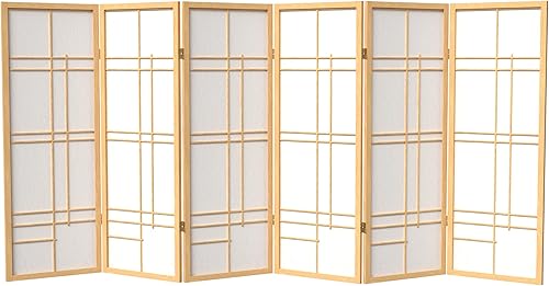 Miniatura 7 de Pantalla corta Eudes Shoji de 4 pies - Miel - 5 Paneles Miel,Negro -,Natural,Rosewood,https://www.amazon.com/dp/undefined