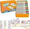 30 Read and Rhyme Flip Books, ABC Vocabulary Flash Cards, Reading Flip Book with Vocabulary Games Letter Flashcards, for Educational Reading Games 1