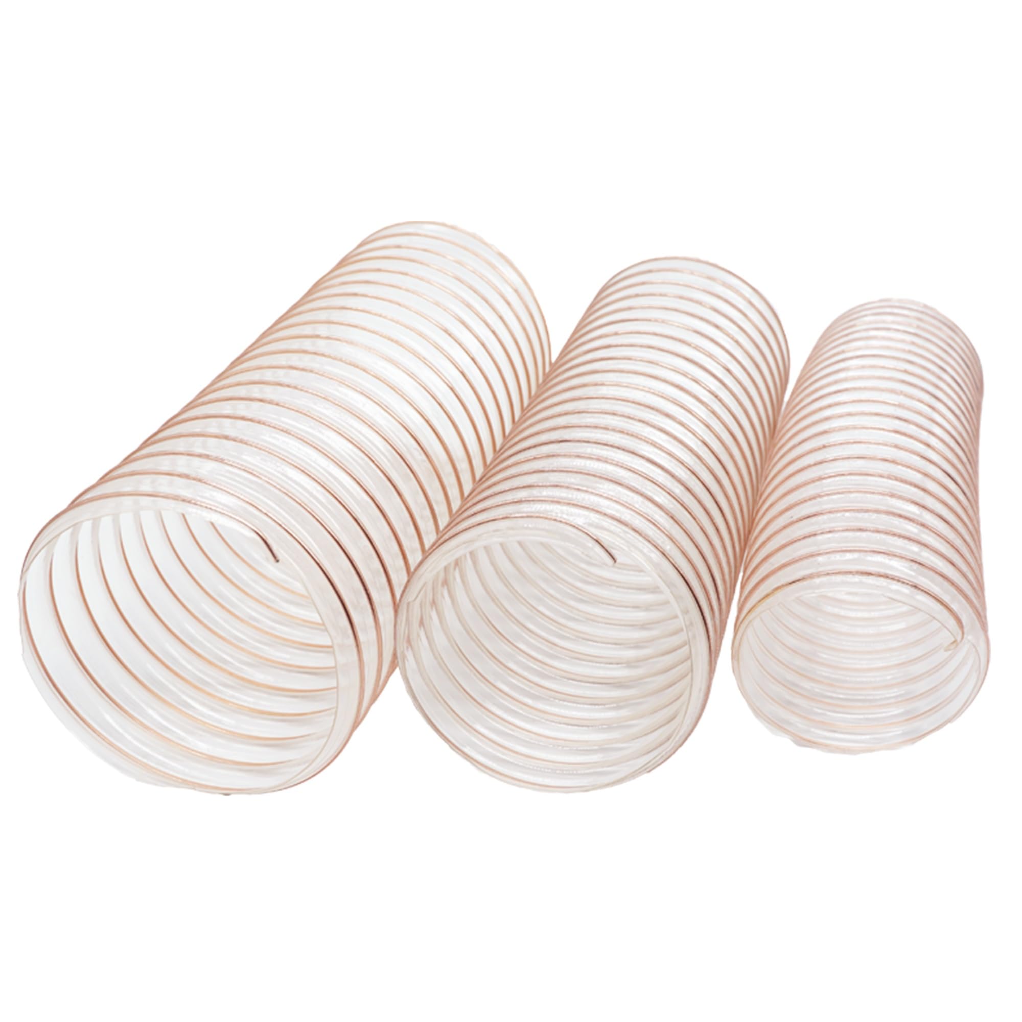 Tubo flexible de poliuretano for extracción de humos, 100 cm (39 pulgadas/3,3 pies), 0,93 mm de espesor, resistente a pinchazos, con alambre de acero cobreado.(150mm/6in)
