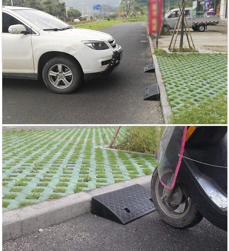 Rampas para Scooters de Movilidad, rampas de bordillo de plástico de Color, Almohadilla de Pendiente portátil Antideslizante, rampas de Servicio multifunción de 10,5 CM/13,2 CM