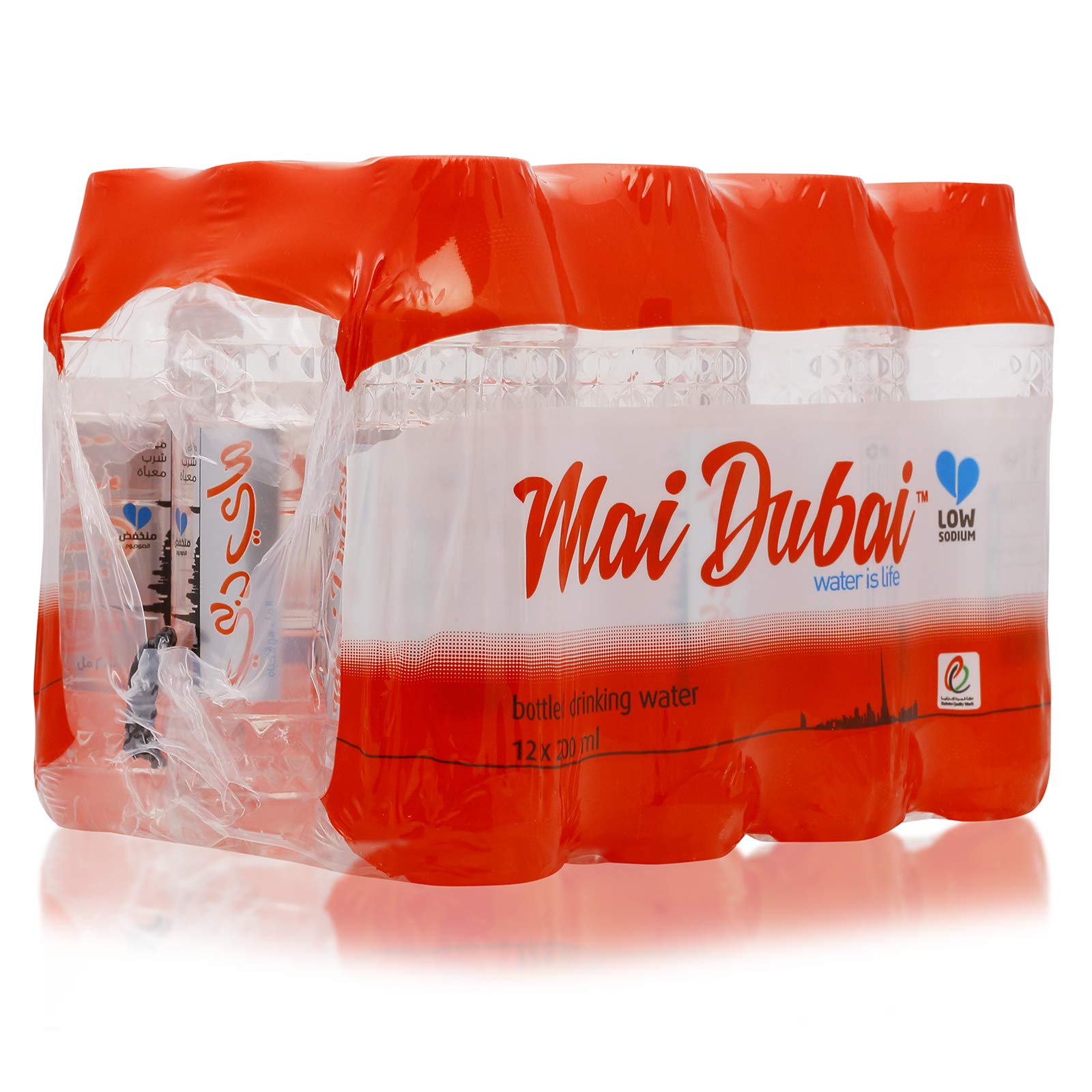 Mai Dubai Pure Drinking Water Bottle 12 X 200 ml