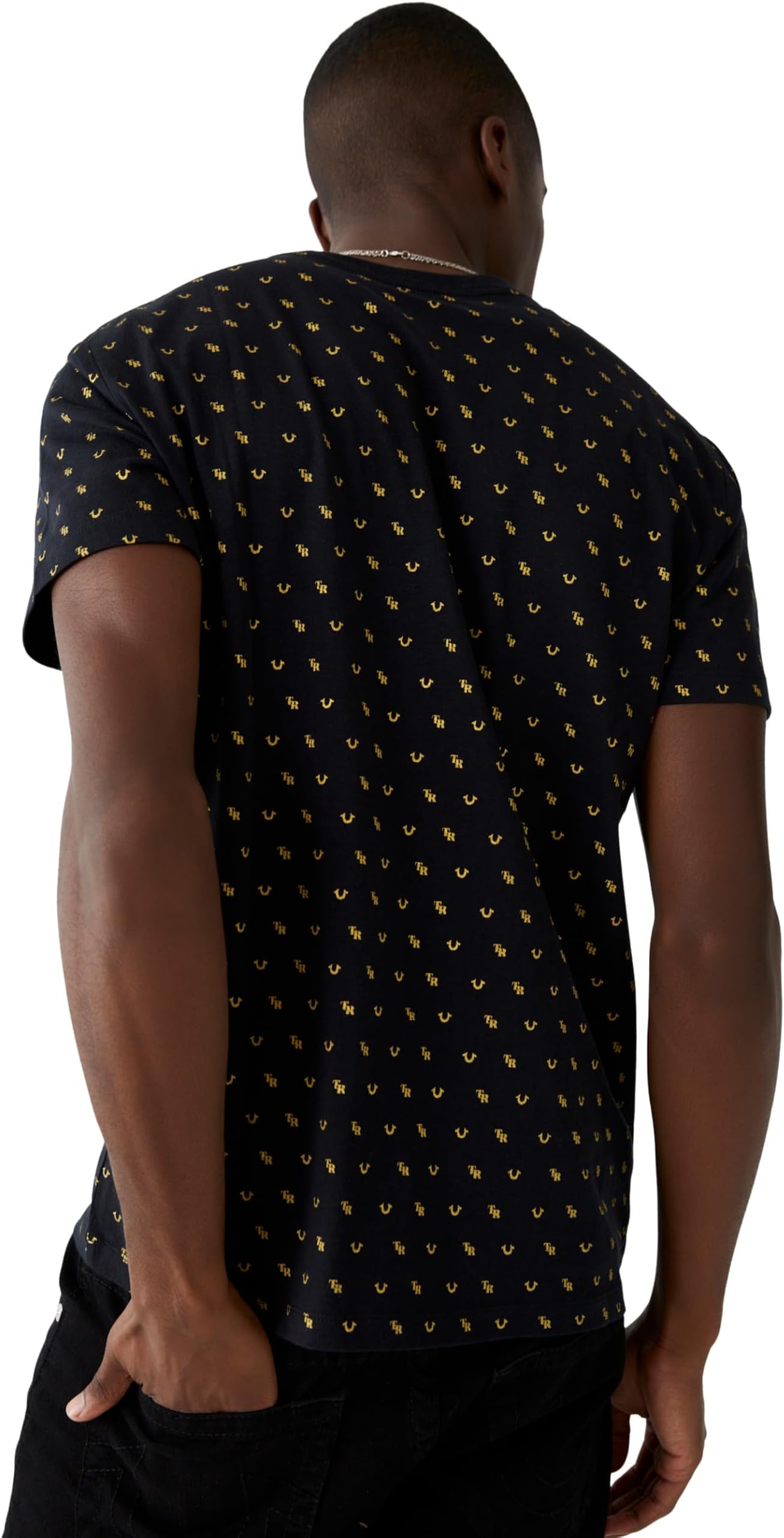 Mens All Over Monogram Tee T Shirt
