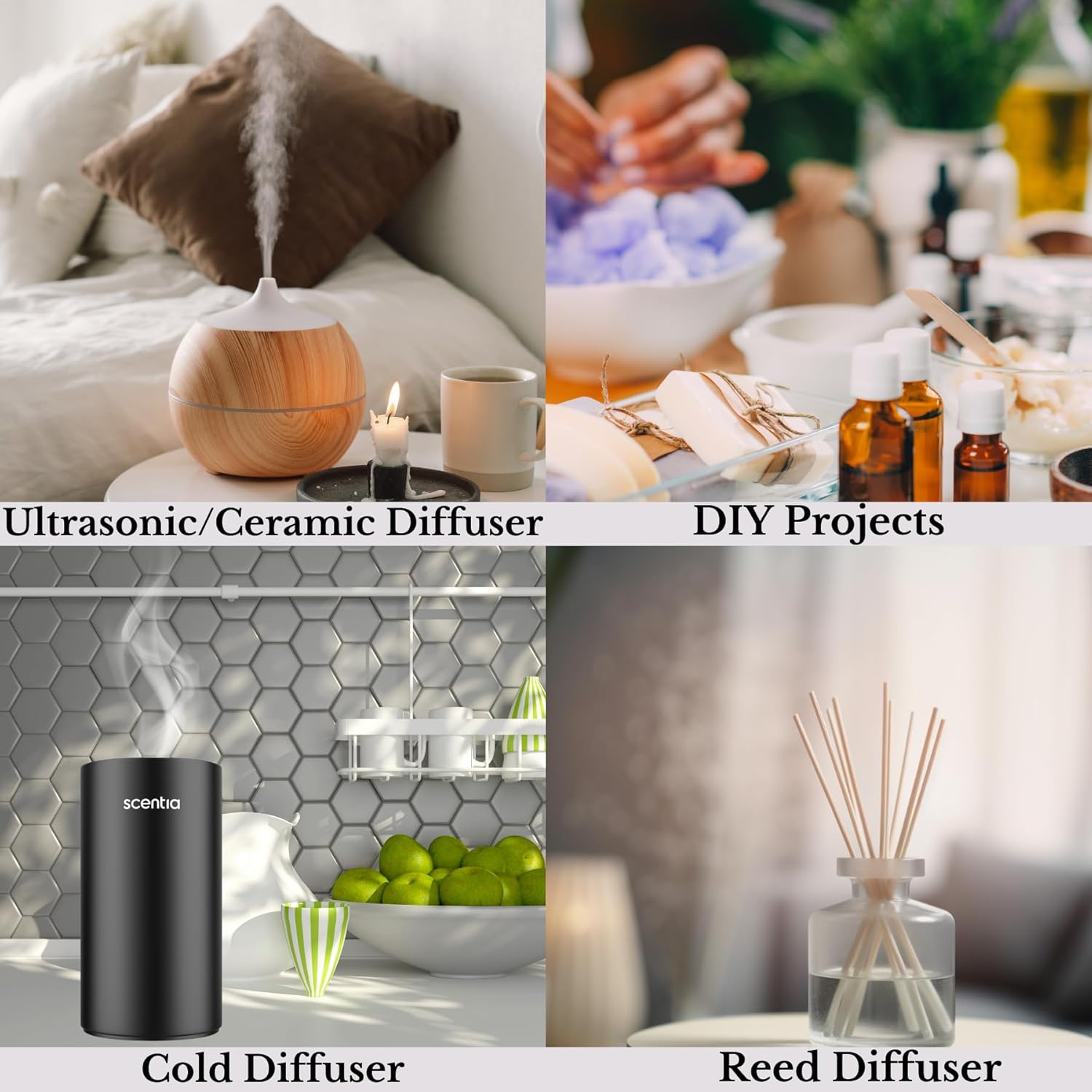 Moonlit Bloom Diffuser Oil | Romantic Essential Aromatherapy Oil for Love and Date Night | Valentine Collection with Rose Petal, Vanilla, Amber & Woods | 120 ml | 4.06 Fl Oz, Thanksgiving Gift