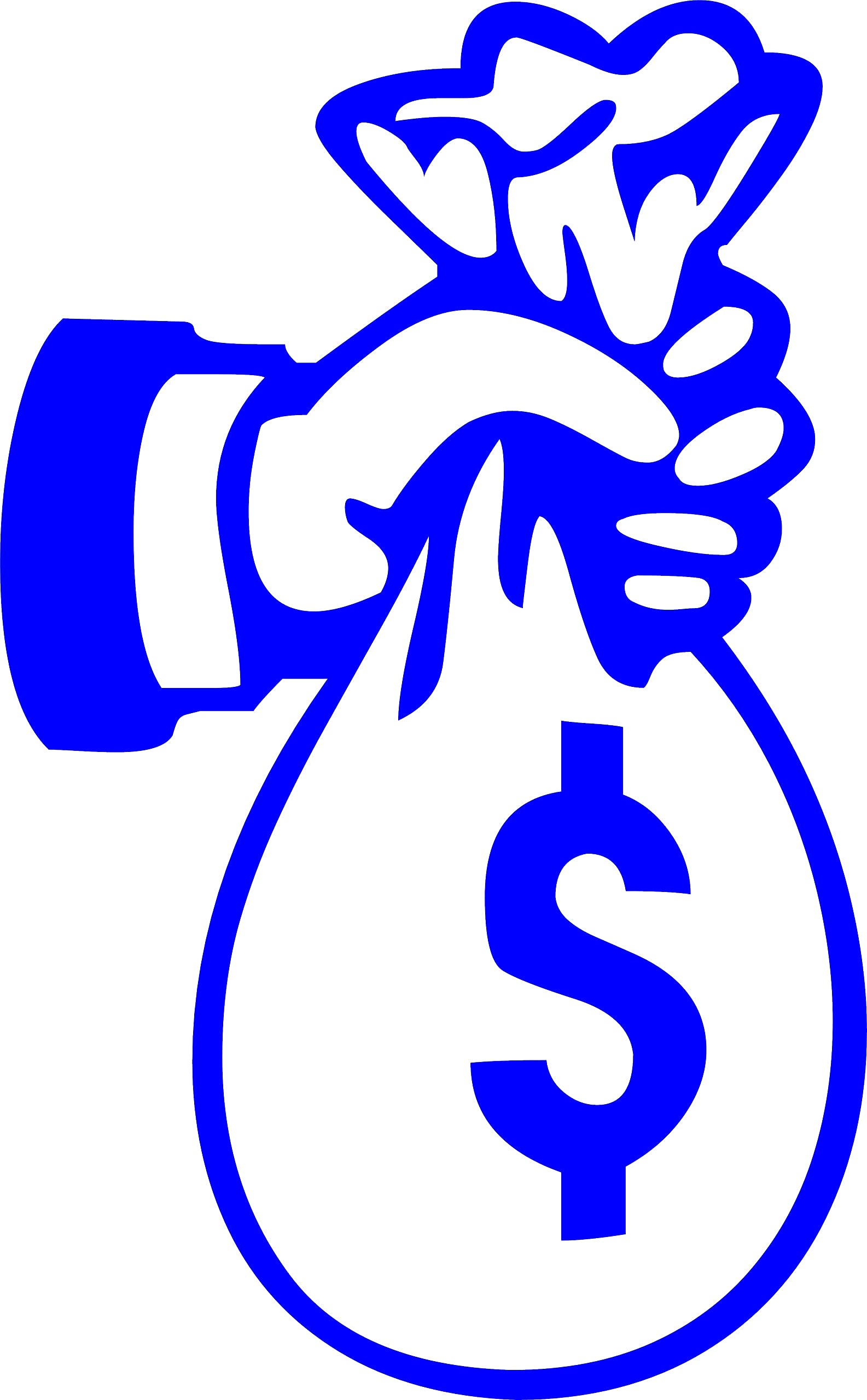 QTH MONEY CAUTION WARNING CUM WALL STICKER 30CM X 60CM-image-8