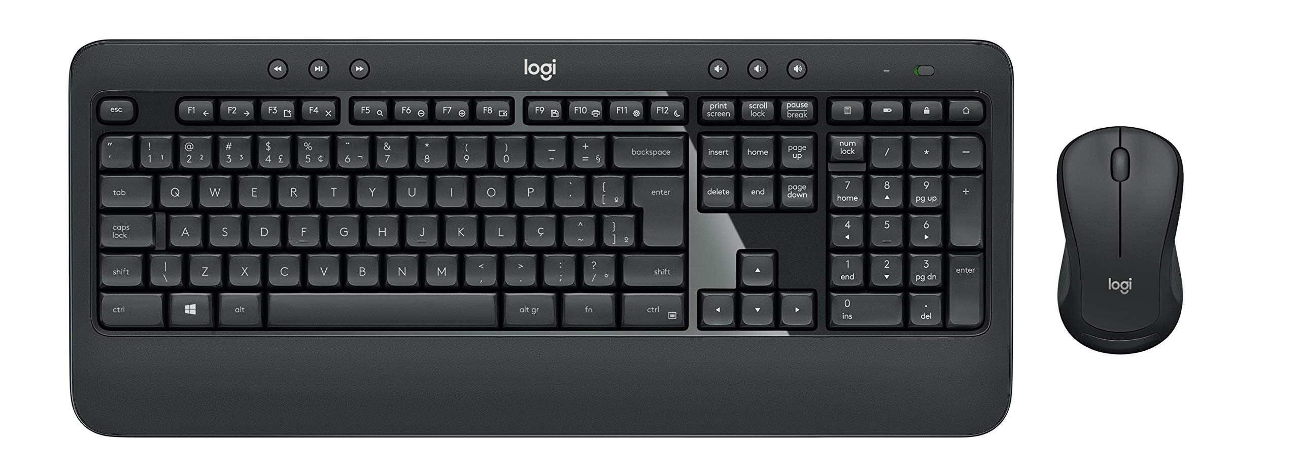 Logitech MK540 Advanced Wireless USB Spanish Keyboard and Mouse Set - 920-008673